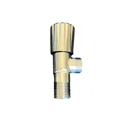 304 nerūsējošā tērauda leņķa vārsts ar misiņa kasetni